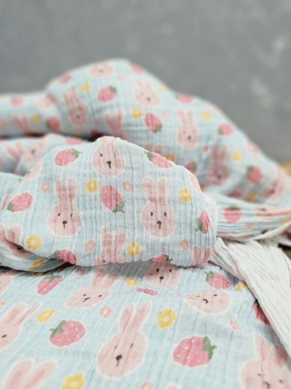 BerryBunny' Müslin Kumaş / ÖN SİPARİŞ