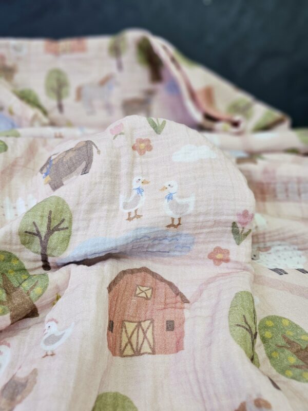 Kır Evi ' Müslin Kumaş / ÖN SİPARİŞ