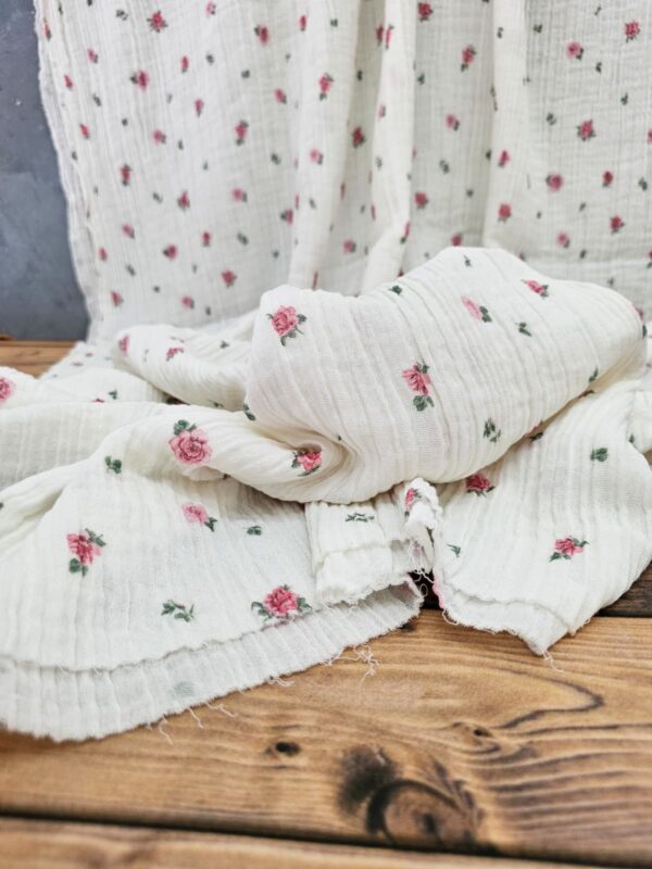 Petite Rose Müslin Kumaş  / TOPTAN KUMAŞ