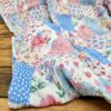 Mavili Vintage Patchwork Müslin Kumaş / ÖN SİPARİŞ