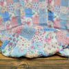 Mavili Vintage Patchwork Müslin Kumaş / ÖN SİPARİŞ