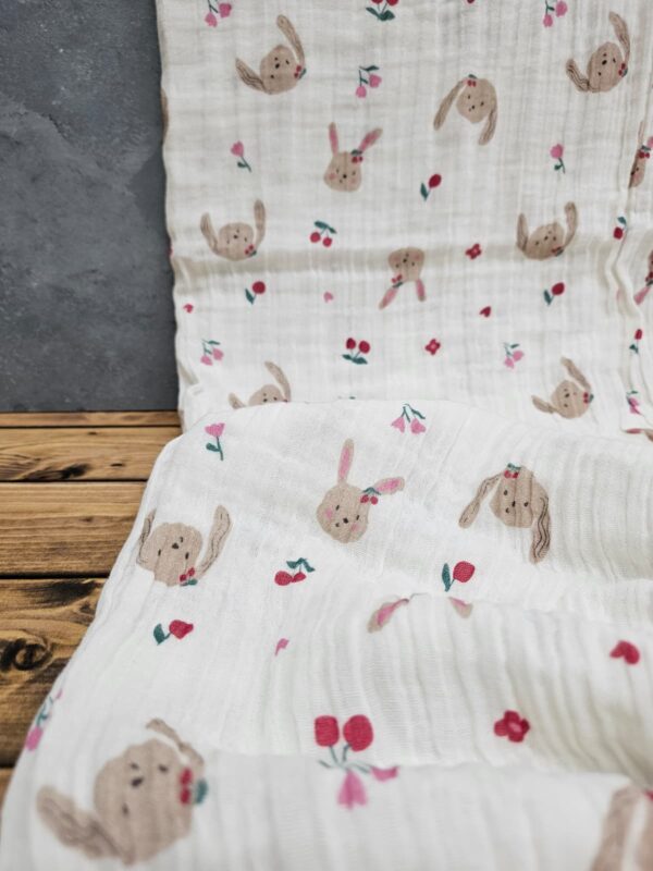 CuteBunny' Müslin Kumaş / TOPTAN KUMAŞ