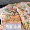 Turunculu Patchwork Müslin Kumaş / ÖN SİPARİŞ