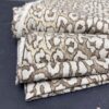 Eskitme Leopar Desen Kot Kumaş / parça